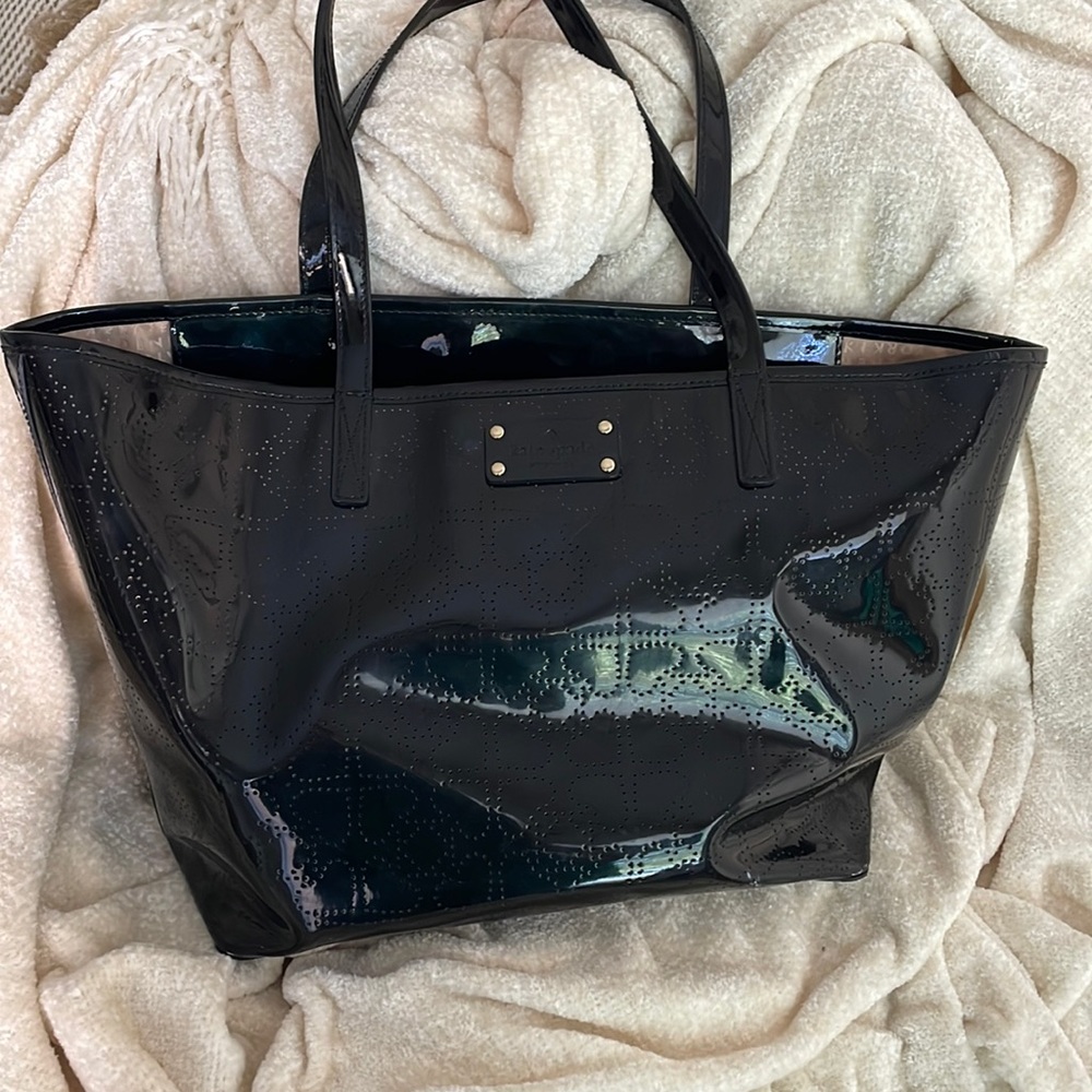 Kate Spade New York black tote bag